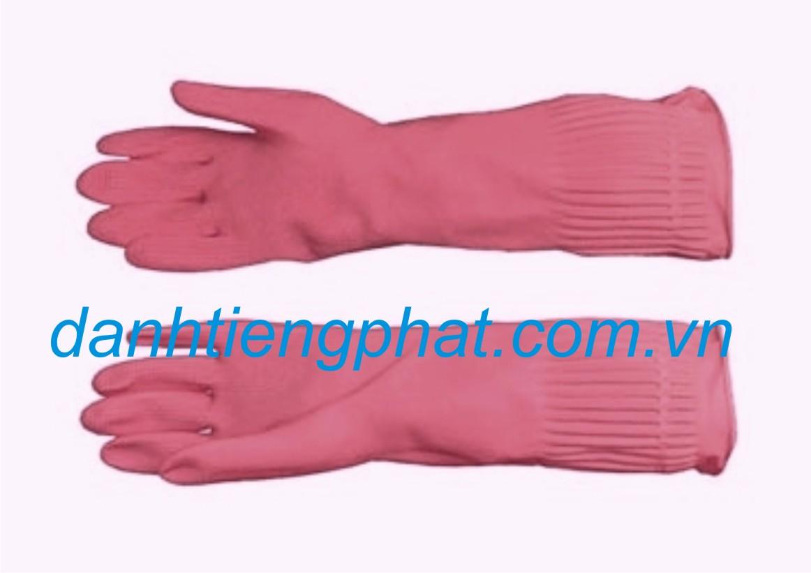 Găng tay nhựa hồng lc09 - Call